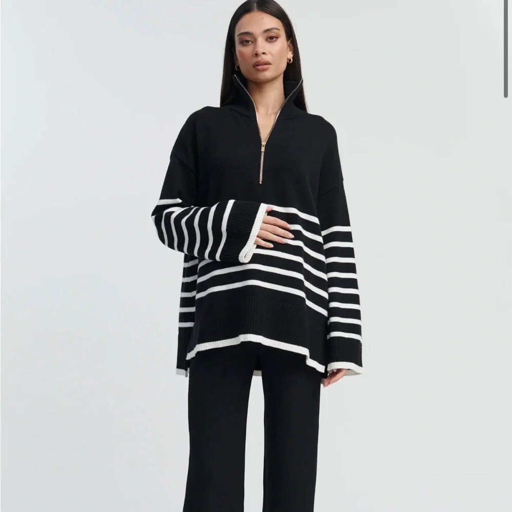 Legoe Heritage | maternity Sadie striped sweater jumper | M/L - Picture 3 of 13